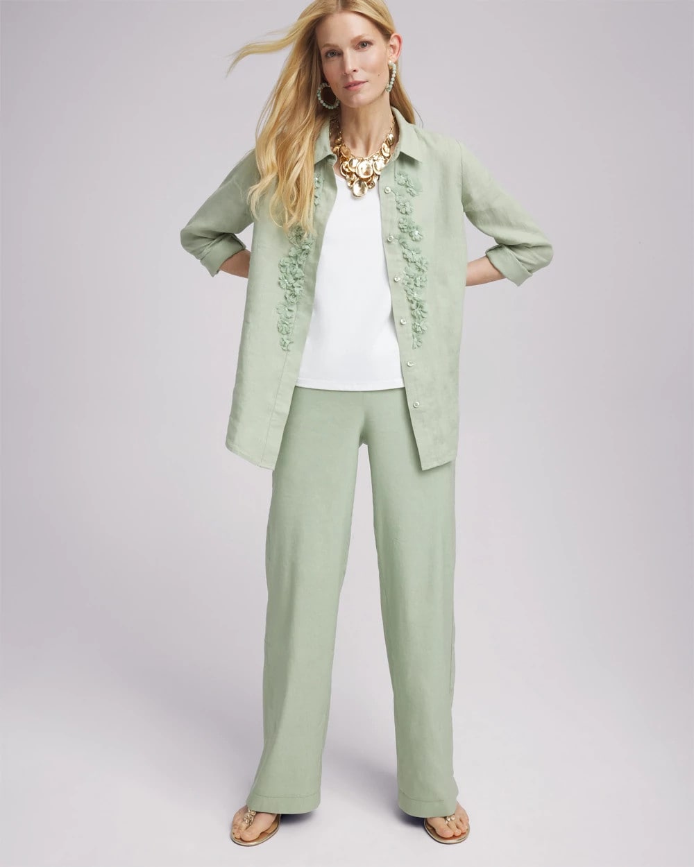 Linen Stretch Relaxed Pants - Chico's