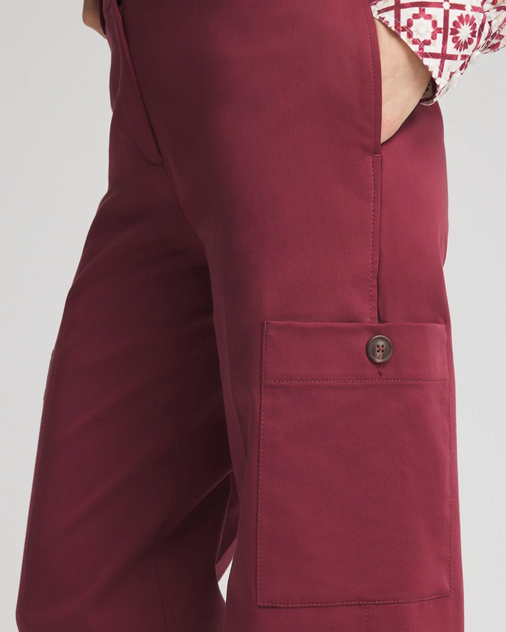 Sateen Cargo Pants - Chico's