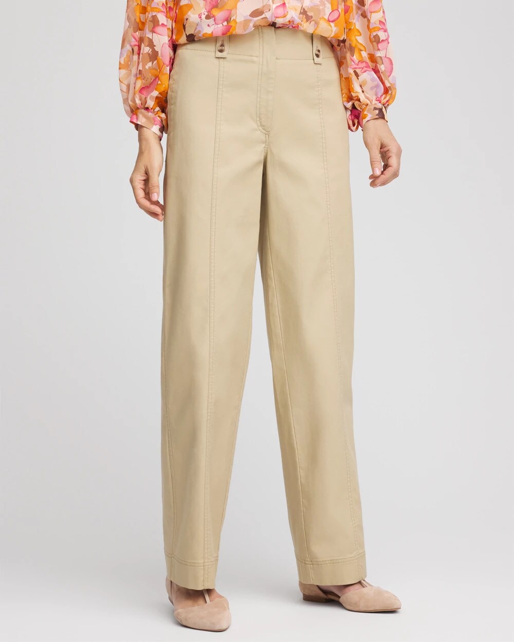 Utility Twill Straight Leg Pants - Chico's