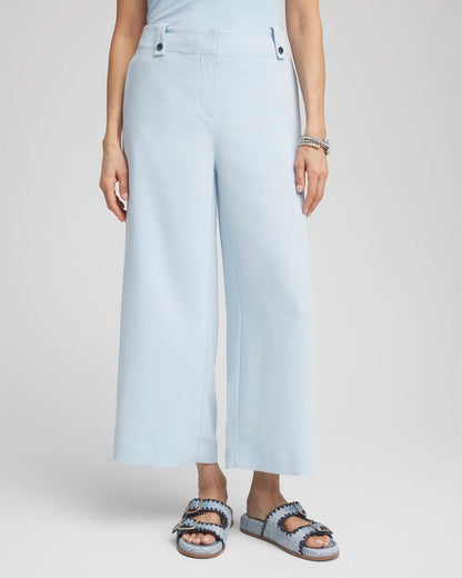Crepe Wide-Leg Culotte Pants - Chico's