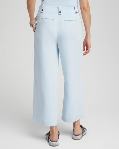 Crepe Wide-Leg Culotte Pants - Chico's