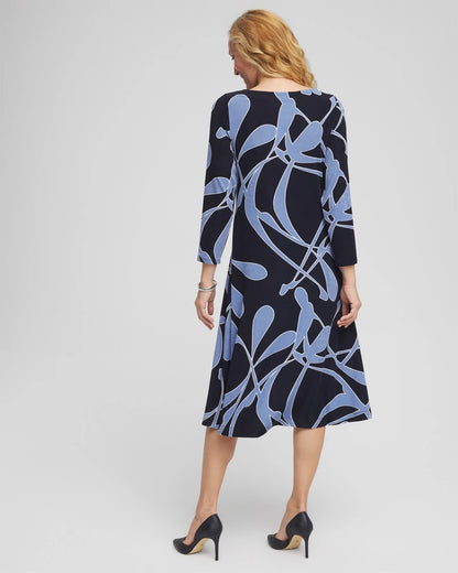 Travelers™ Abstract Midi Dress - Chico's