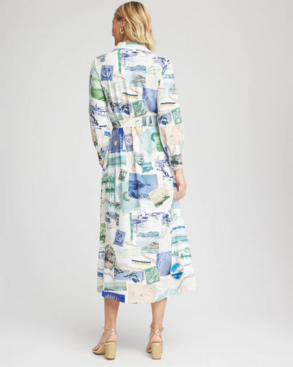 Port Call Maxi Shirtdress - Chico's