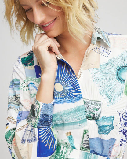 Port Call Maxi Shirtdress - Chico's