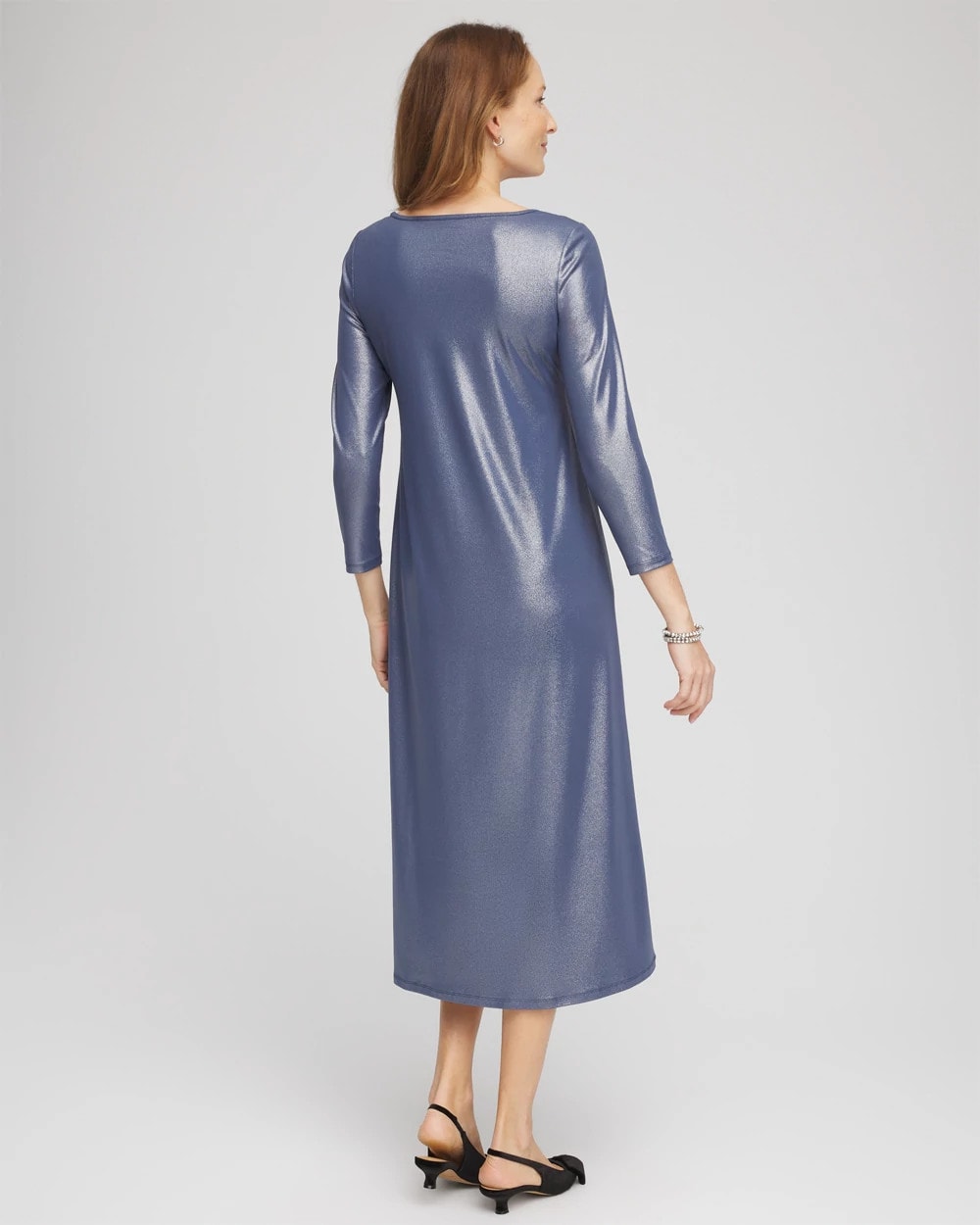 Foiled Jersey Knit Maxi Dress - Chico's
