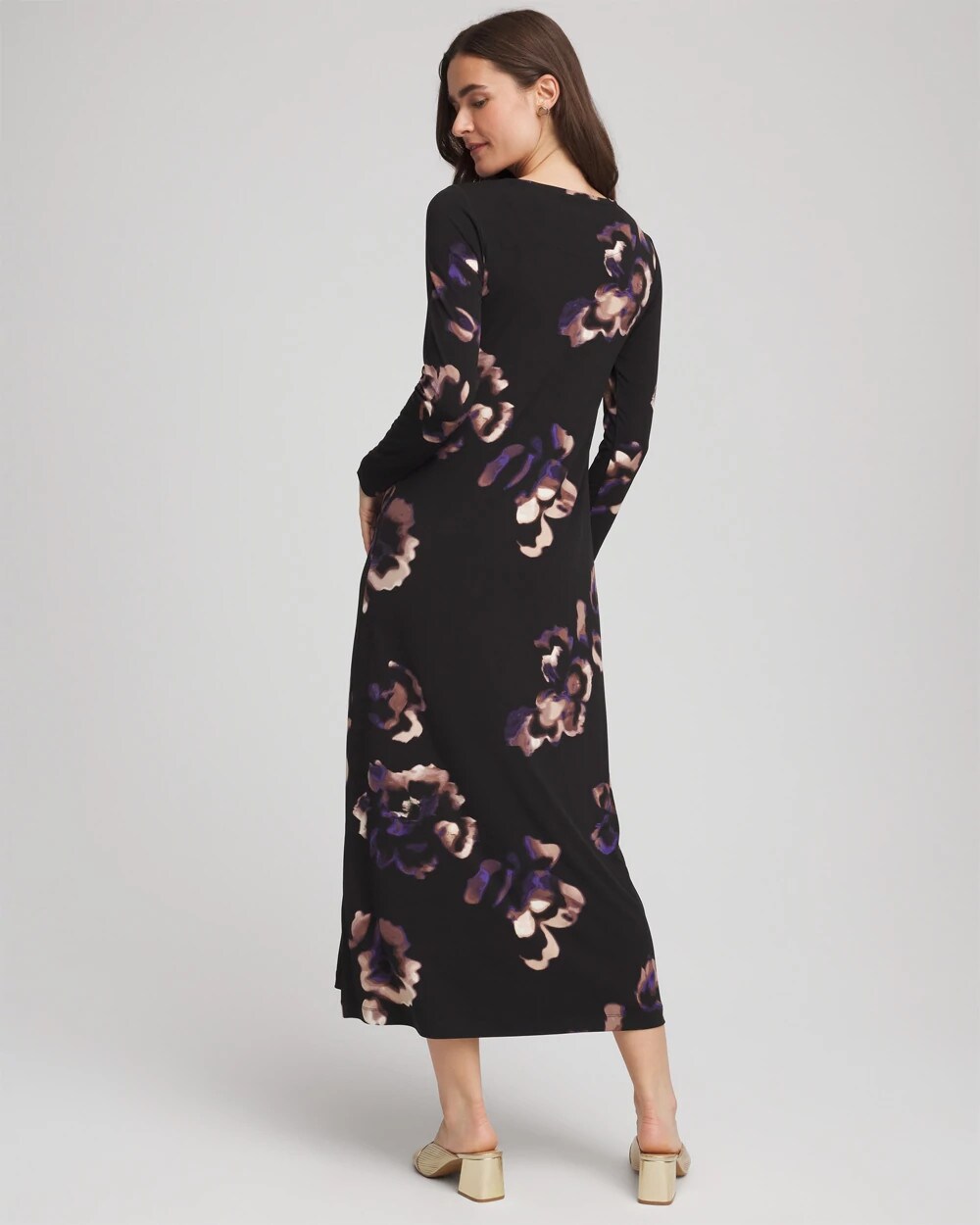 Floral Boatneck Column Maxi Dress - Chico's