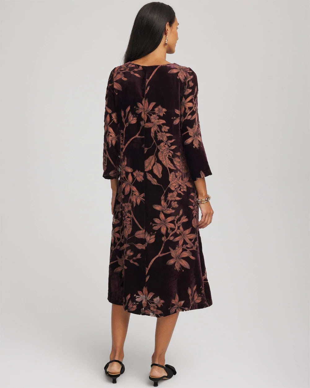 Burnout Velvet Midi Dress - Chico's