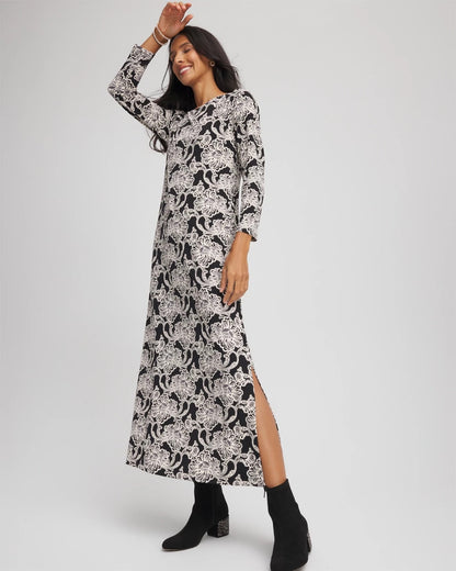 Printed Jersey Knit Maxi Dress - Chico's