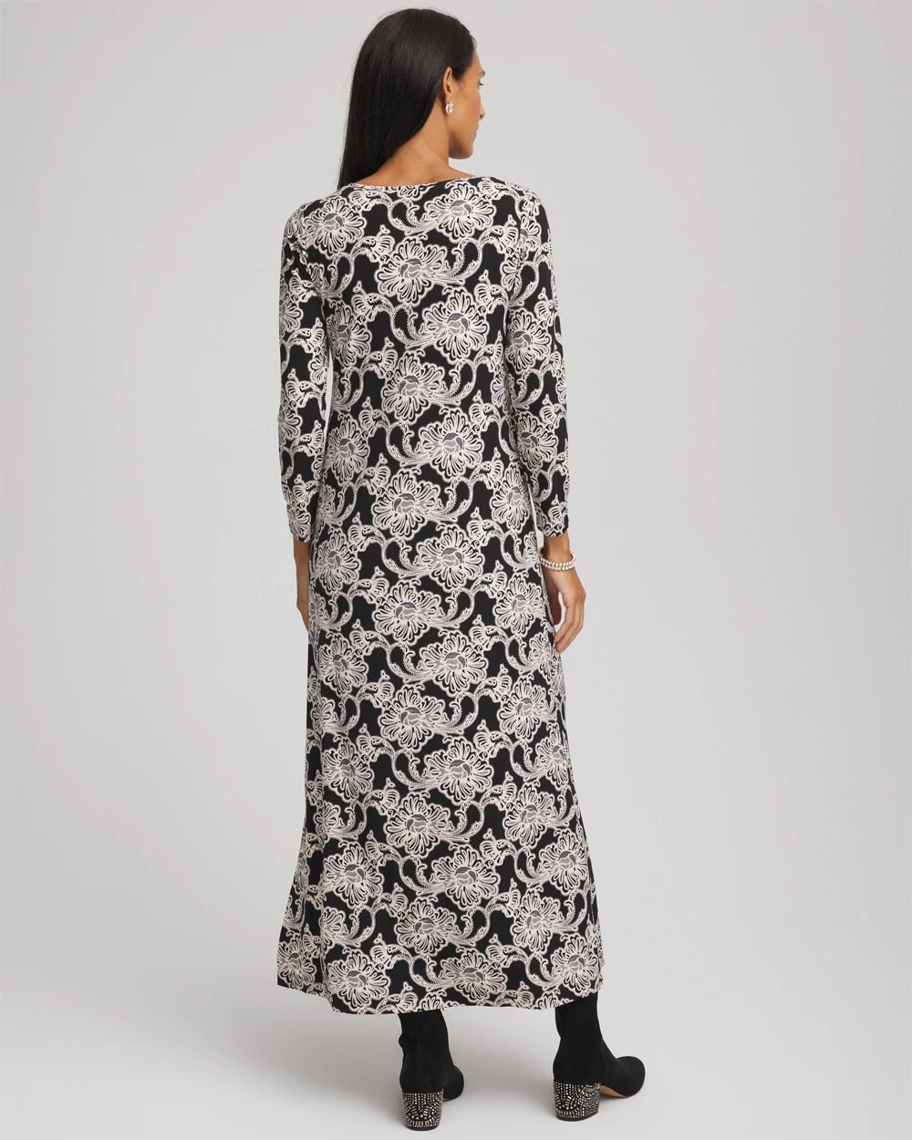 Printed Jersey Knit Maxi Dress - Chico's