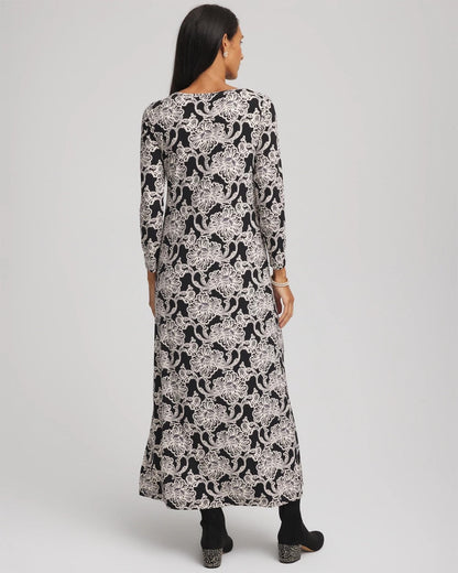 Printed Jersey Knit Maxi Dress - Chico's