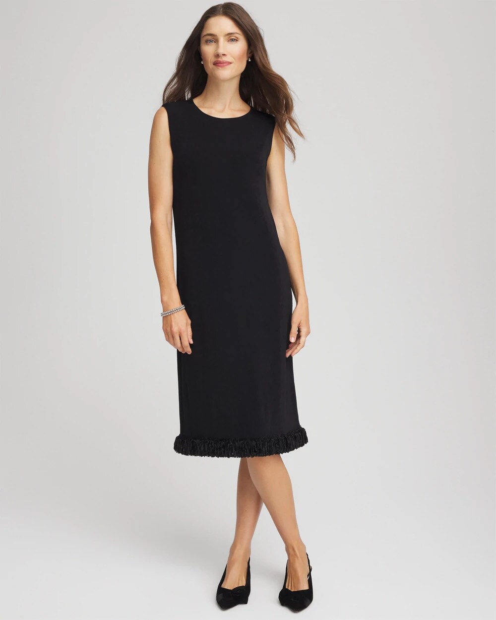 Travelers™ Fringe Hem Tank Dress - Chico's