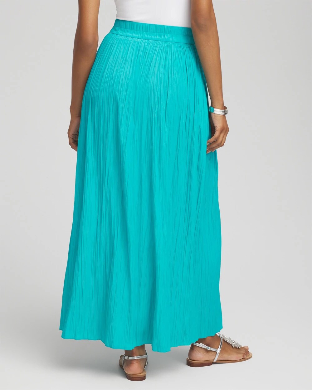 Pull-on Pleated Maxi Skirt - Chico's