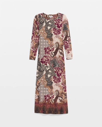 Patchwork Boatneck Column Maxi Dress - Chico's