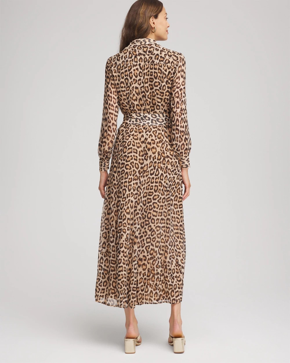 Cheetah-Print Godet Dress - Chico's