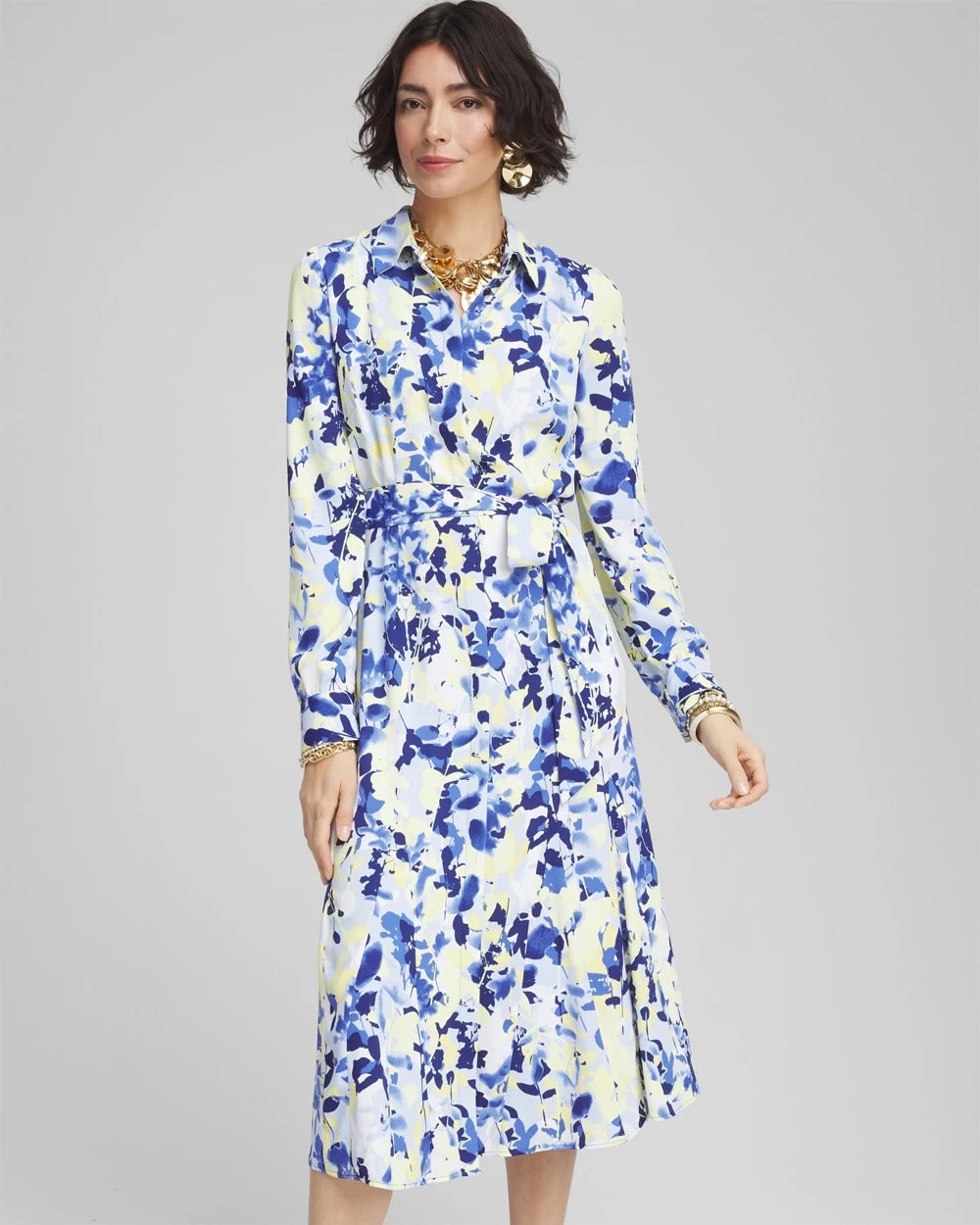 Floral Midi Shirtdress - Chico's