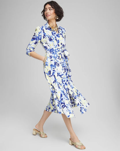 Floral Midi Shirtdress - Chico's