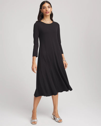 Ponte A-line Midi Dress - Chico's
