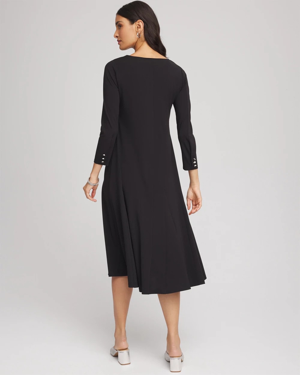 Ponte A-line Midi Dress - Chico's