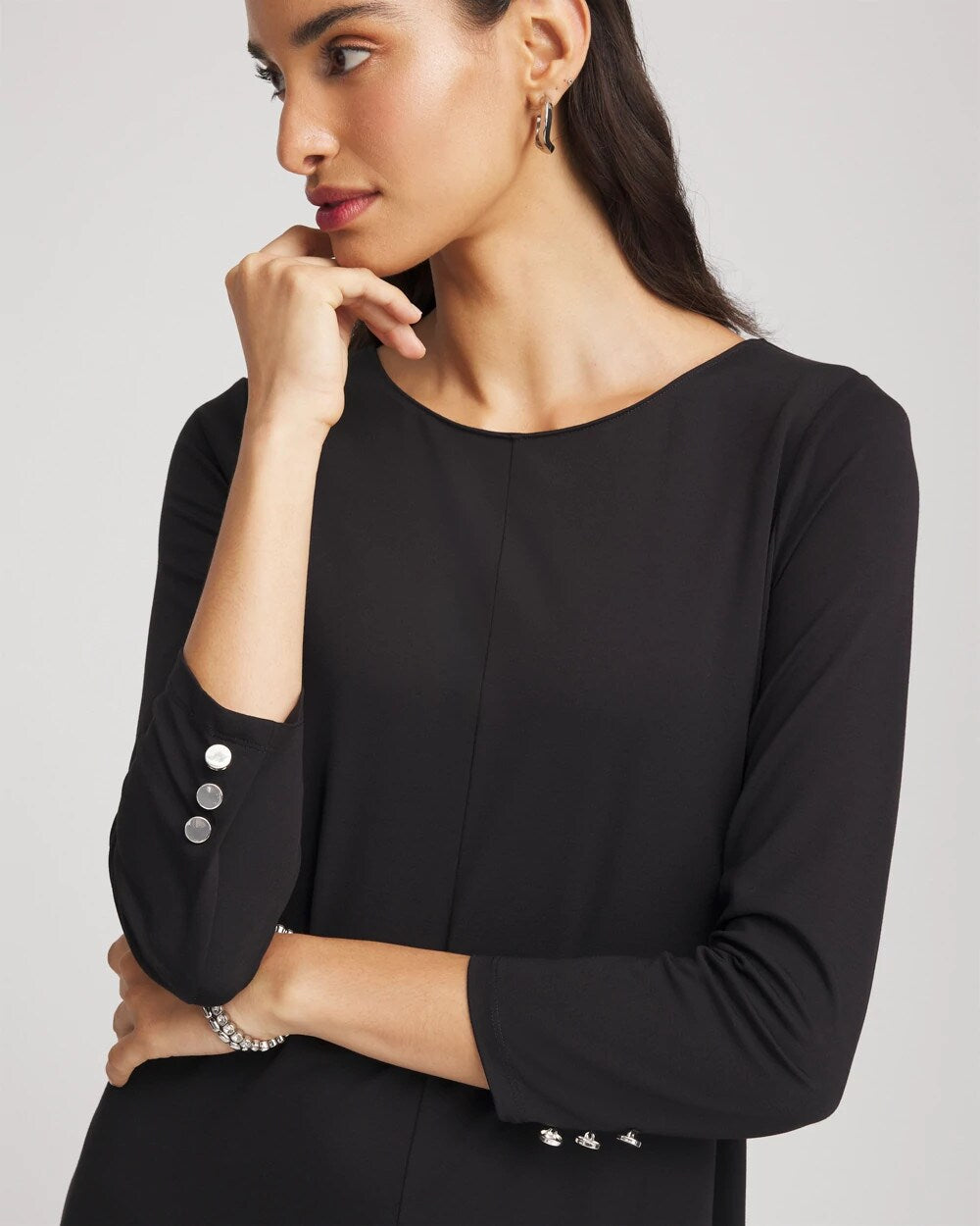 Ponte A-line Midi Dress - Chico's