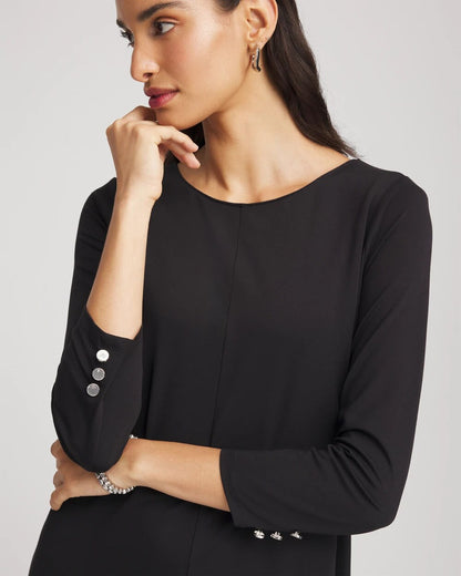 Ponte A-line Midi Dress - Chico's