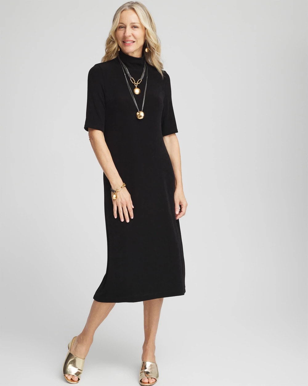 Travelers™ Mockneck Midi Dress - Chico's