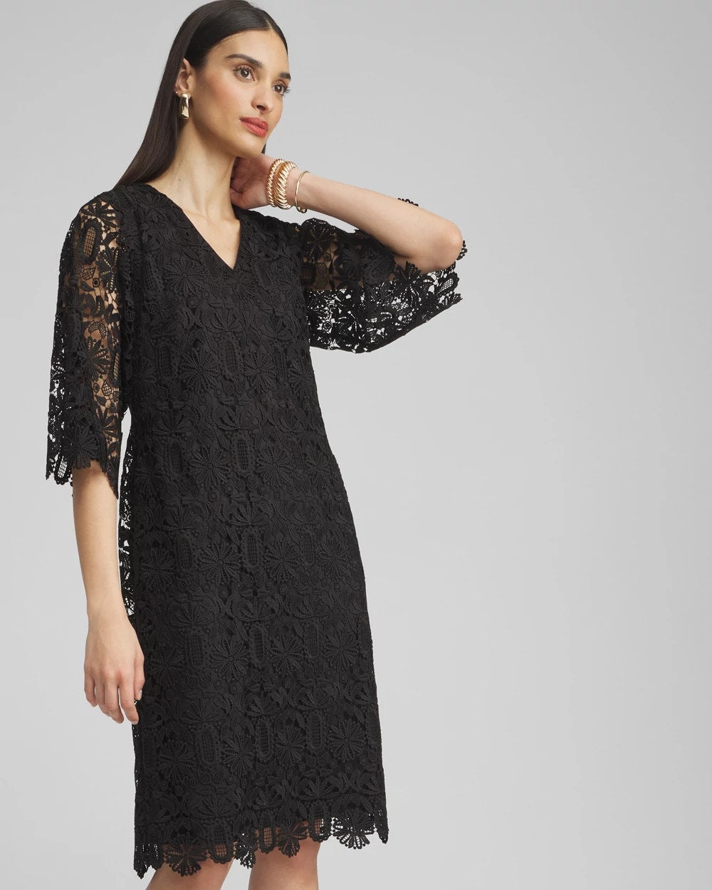 Lace Shift Dress - Chico's