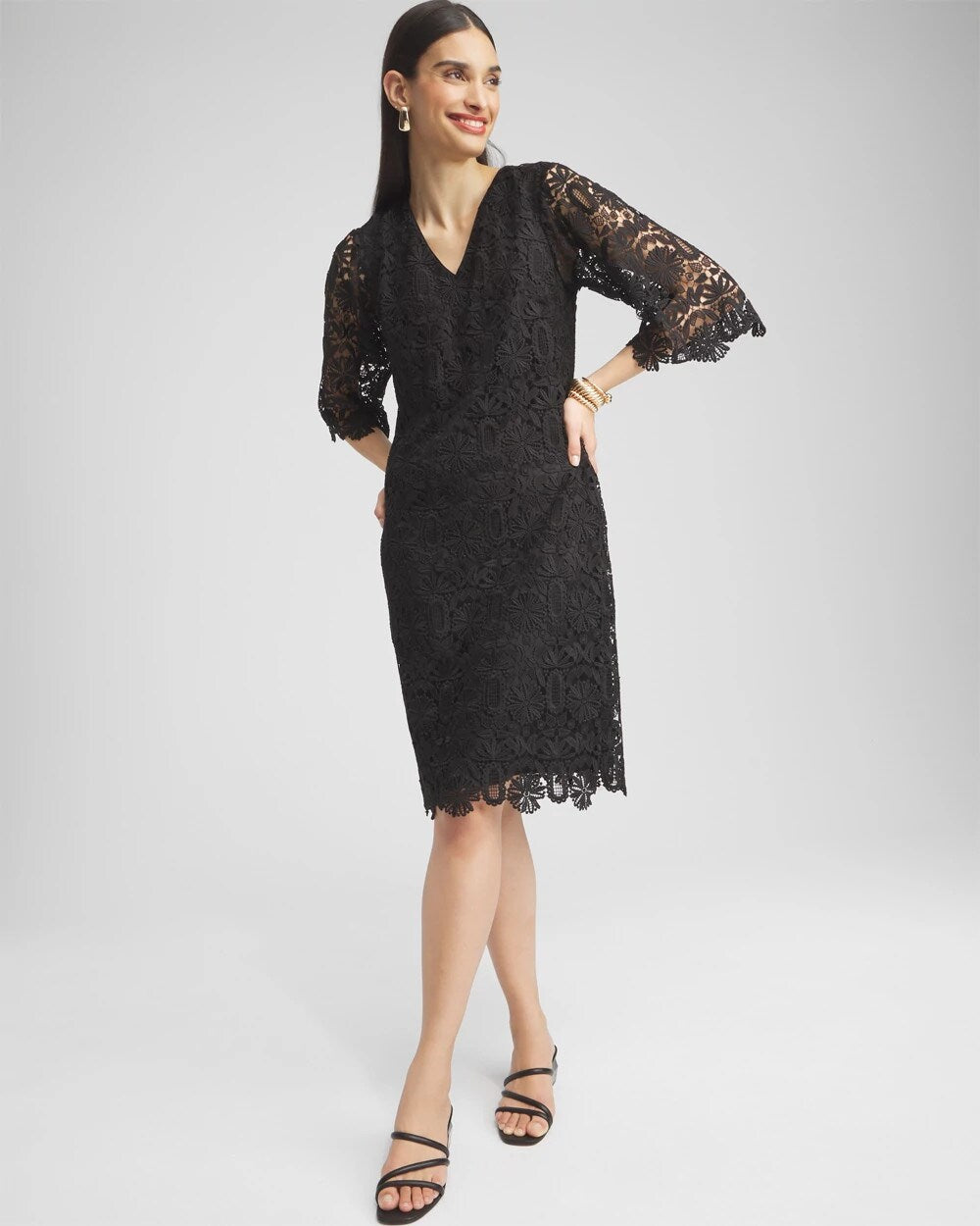 Lace Shift Dress - Chico's