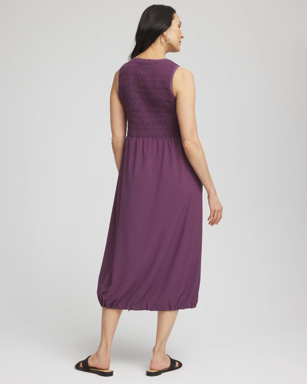 Zenergy® UPF Smocked Midi Dress - Chico's