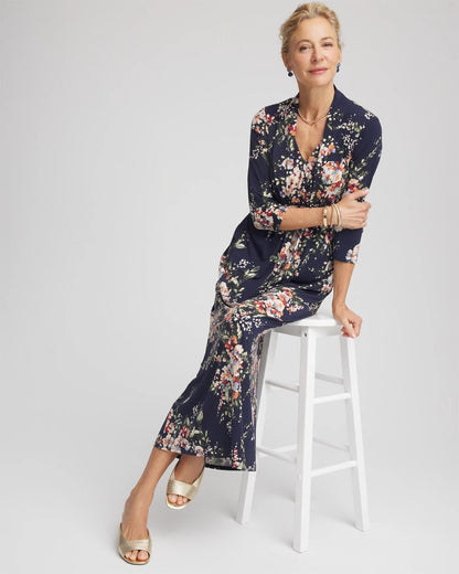 Knit Pleated Maxi Dress - Chico's