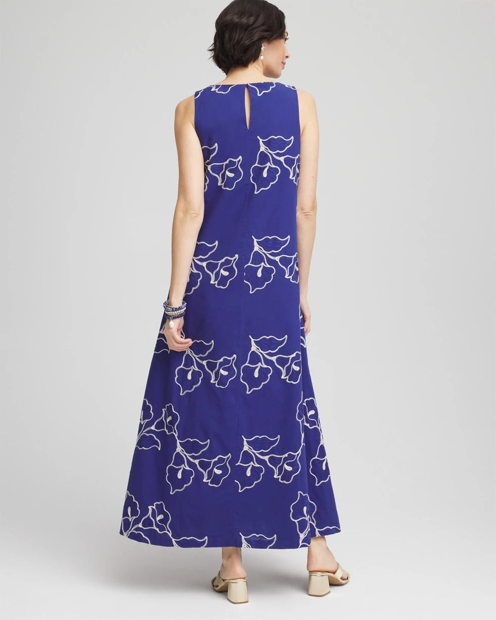 Embroidered Sleeveless Maxi Dress - Chico's