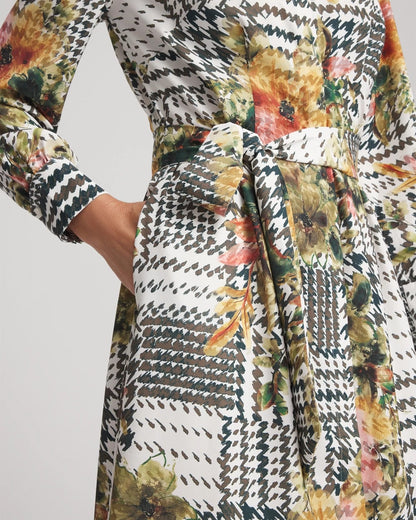 Artisanal Floral Print  Maxi Shirtdress - Chico's