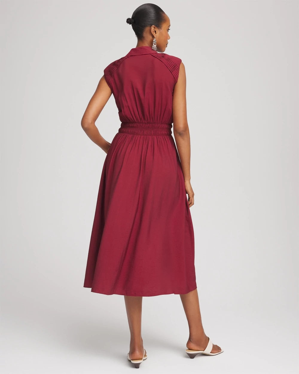 Smocked-Waist Shirtdress - Chico's