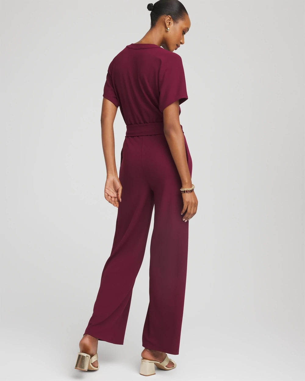 Belted Dolman-Sleeve Jumpsuit - Chico's