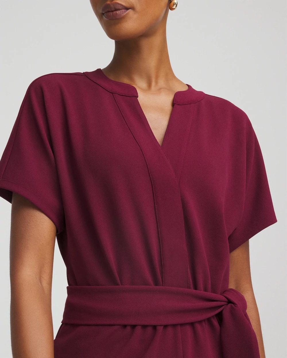 Belted Dolman-Sleeve Jumpsuit - Chico's