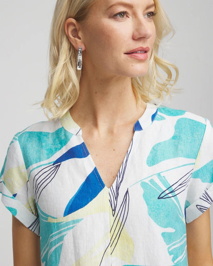 Cuff Sleeve Linen Dress - Chico's