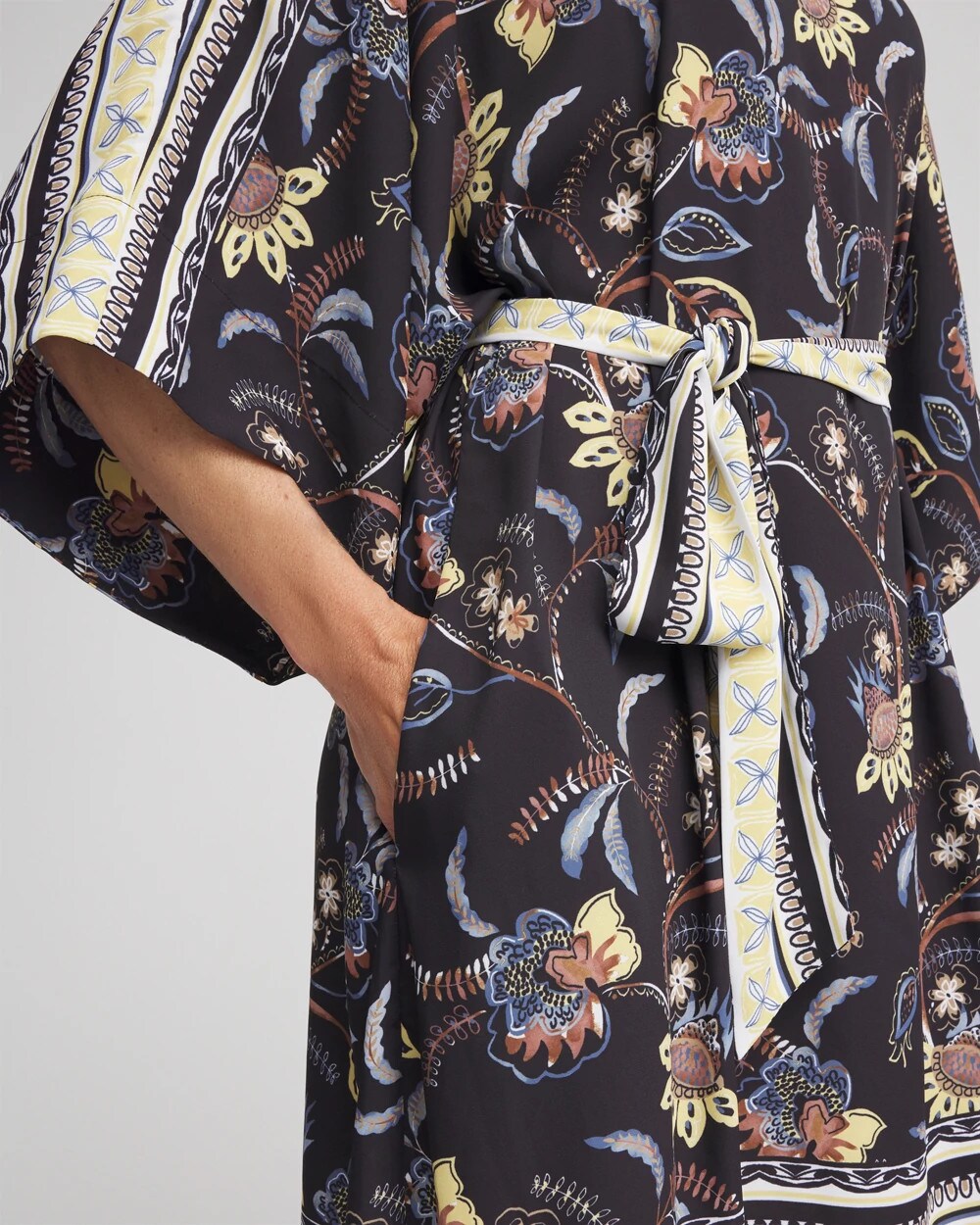 Georgette Boatneck Kaftan Dress - Chico's
