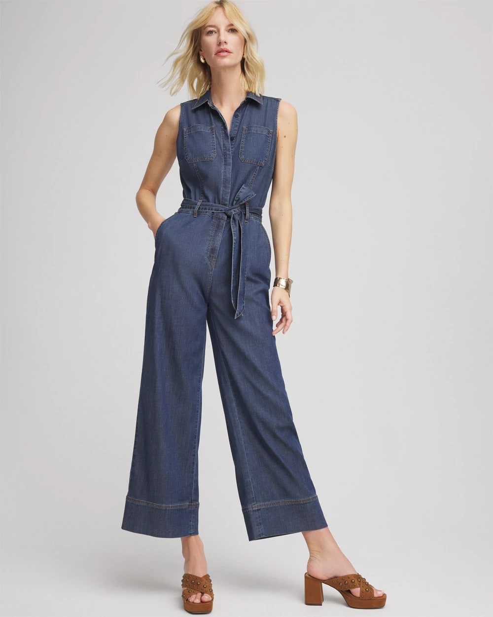 Denim Wide-Leg Jumpsuit - Chico's