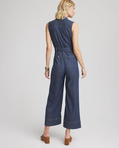 Denim Wide-Leg Jumpsuit - Chico's