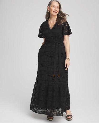Crochet-Lace Maxi Dress - Chico's