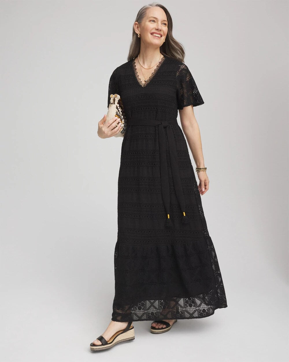Crochet-Lace Maxi Dress - Chico's