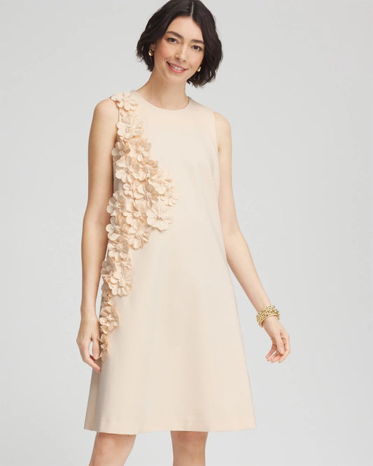 Appliqué Ponte Knit Dress - Chico's