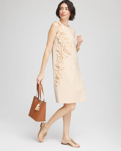 Appliqué Ponte Knit Dress - Chico's
