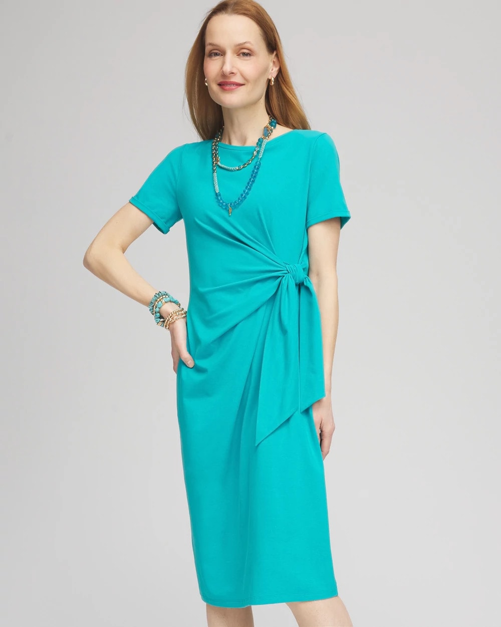 Twist Tie-Front Dress - Chico's