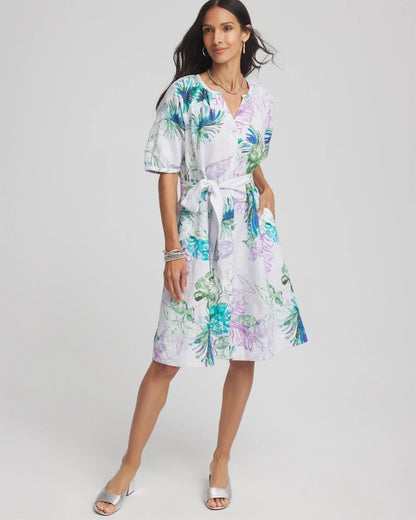 Floral Linen Shirtdress - Chico's