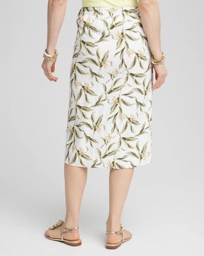 Linen Midi Wrap Skirt - Chico's
