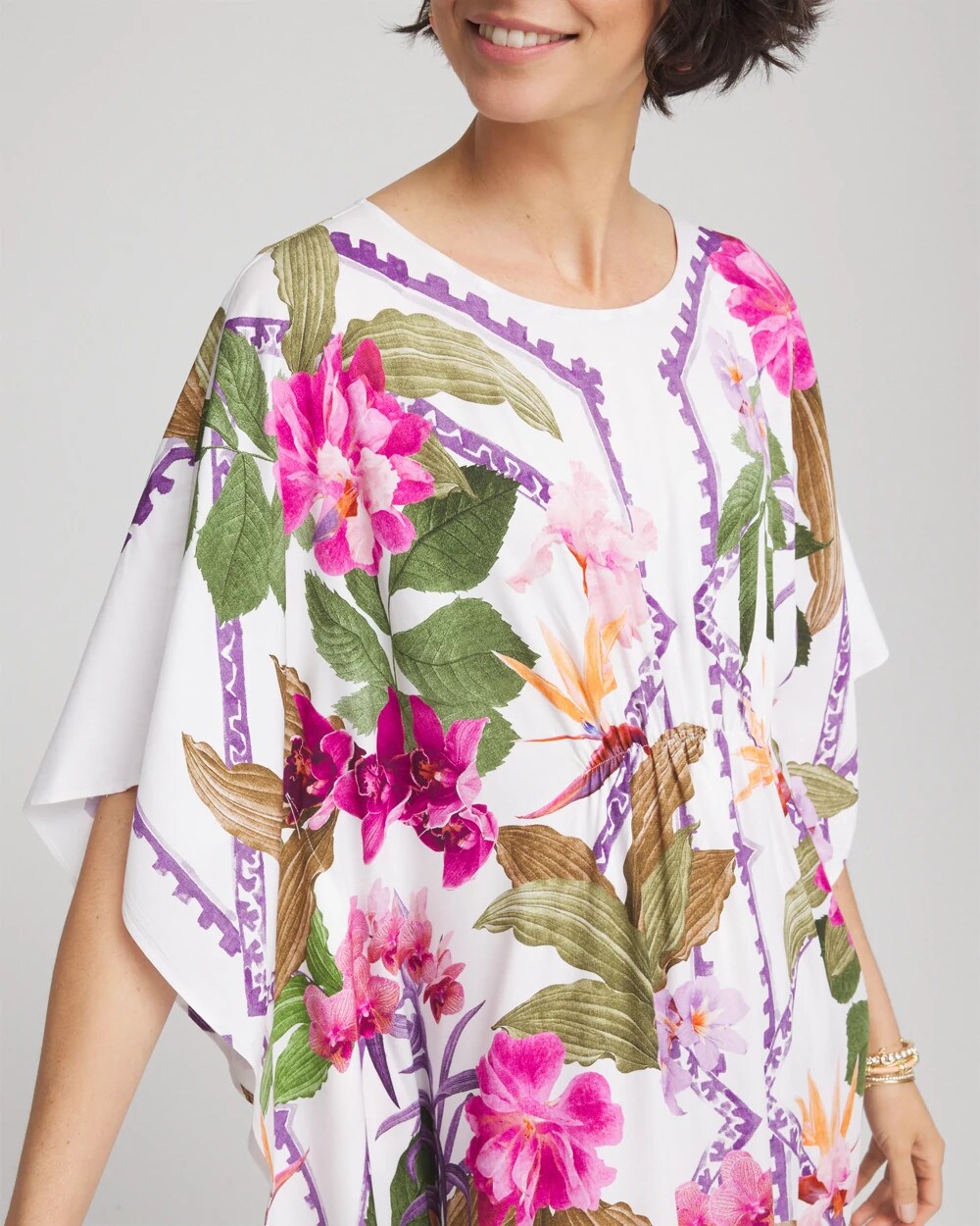 Island Cinch-Waist Kaftan Dress - Chico's