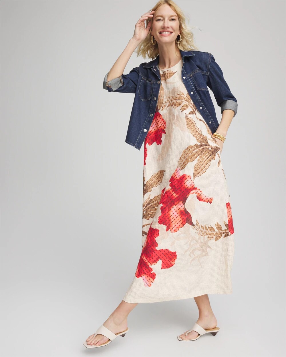 Floral Tank Linen Maxi Dress - Chico's