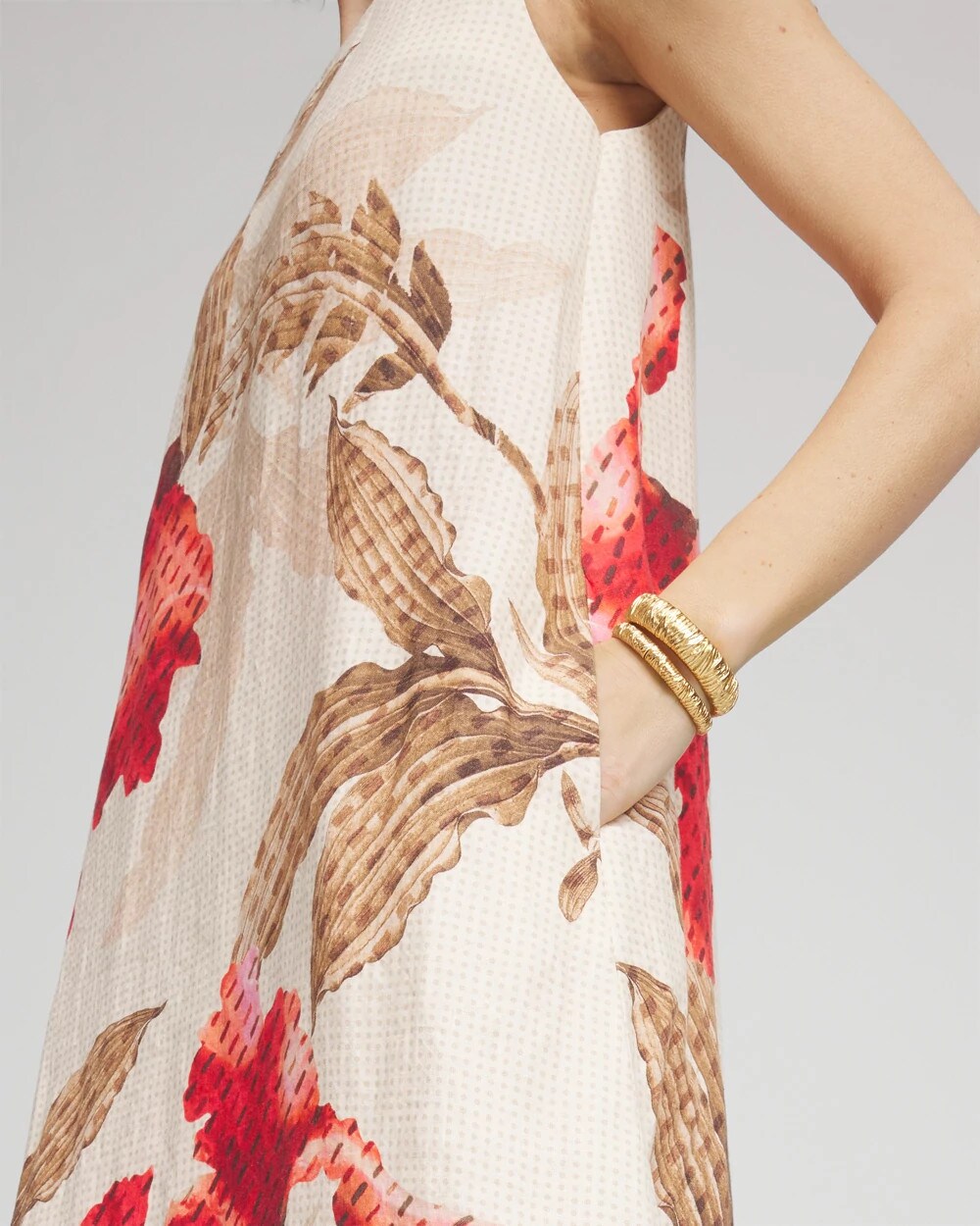 Floral Tank Linen Maxi Dress - Chico's