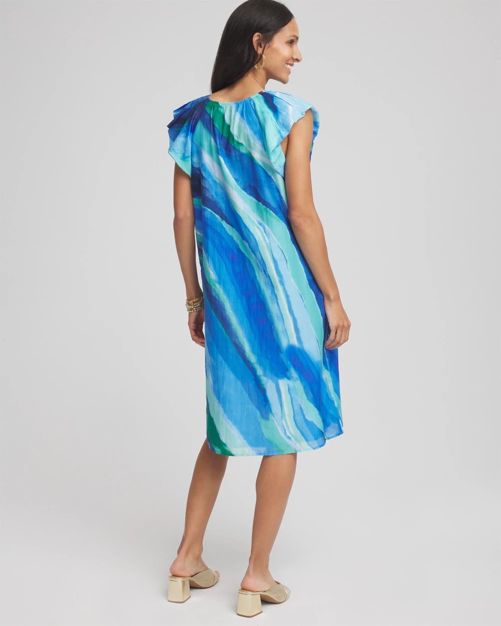 Cotton-Silk Voile Popover Dress - Chico's