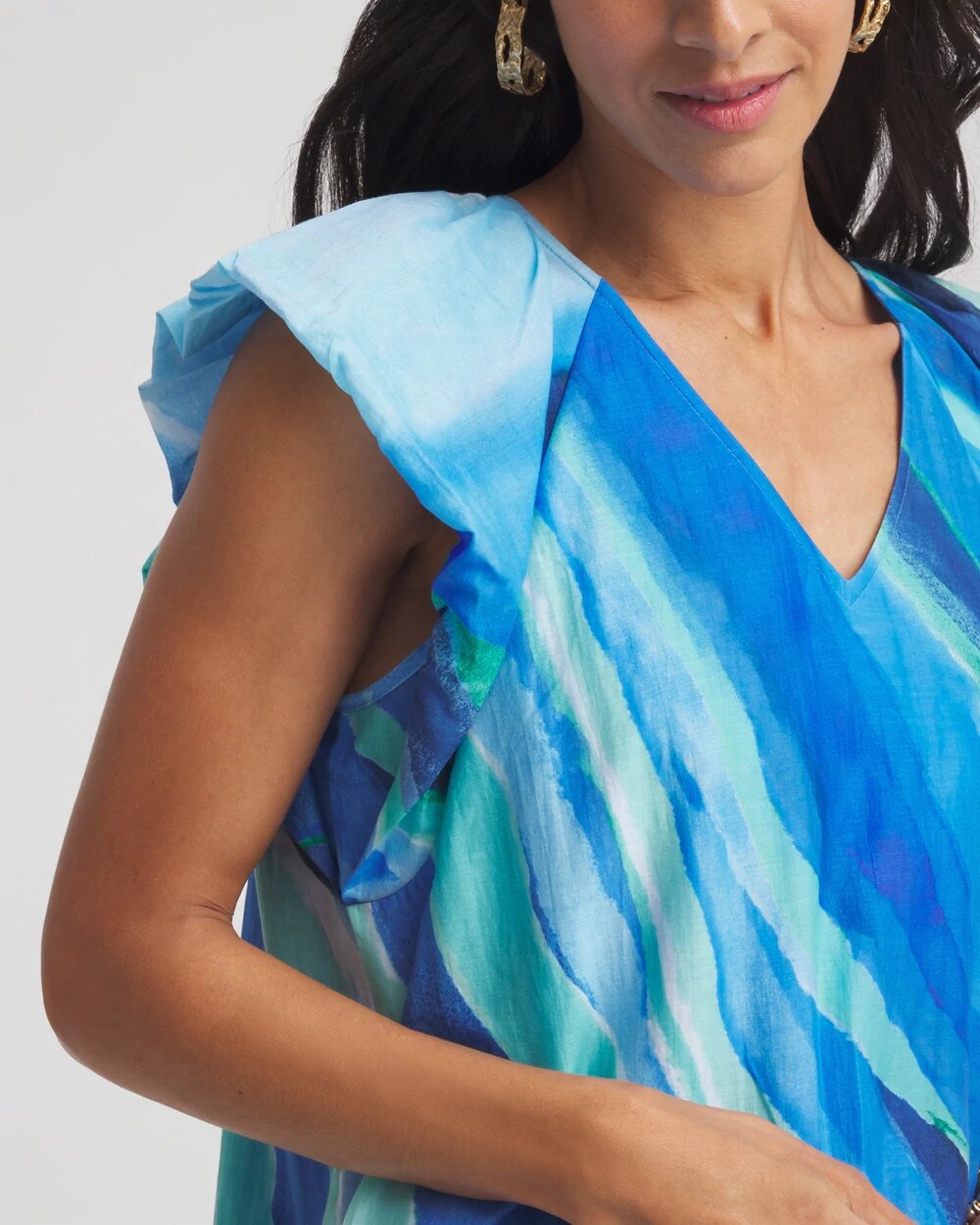 Cotton-Silk Voile Popover Dress - Chico's